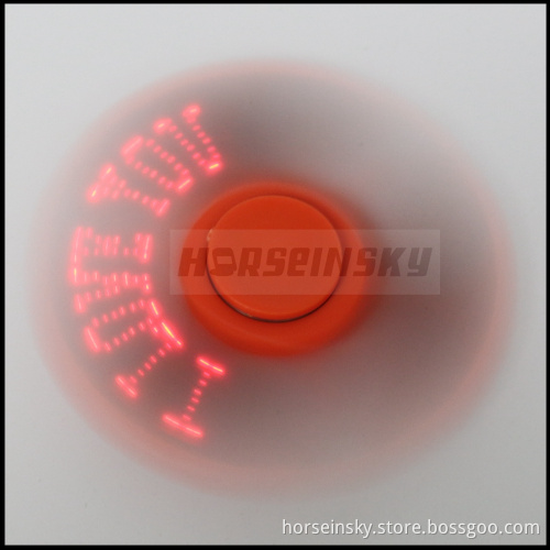 LED Word Tri Fidget Spinner Finger Spinner Toy for Relieving Stress